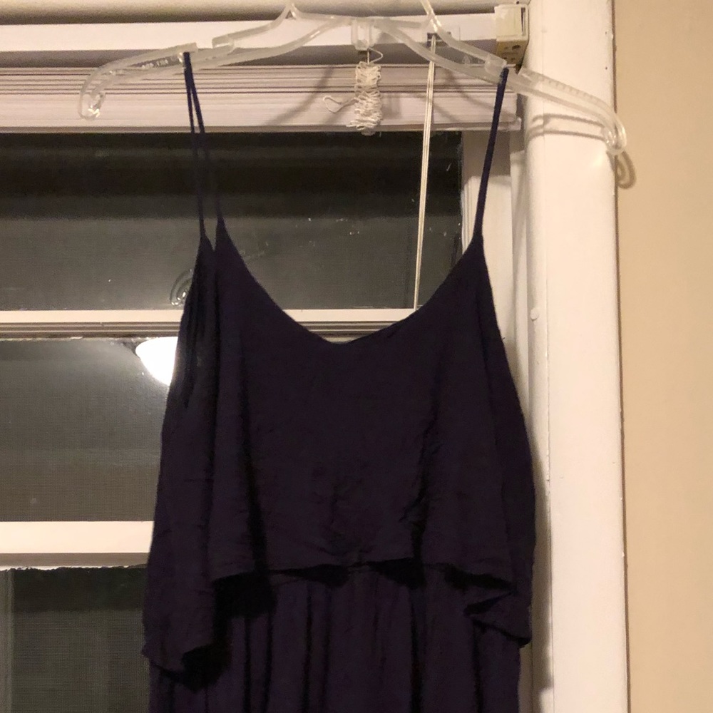 Navy cotton dress